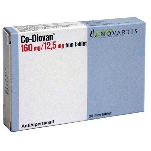 Co-Diovan (Diovan HTC) 160-12.5 Mg 28 Film Tablets-1200x1200